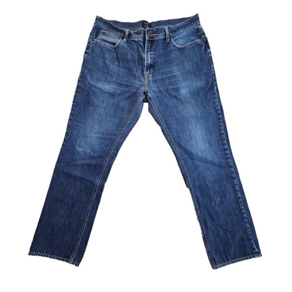 J. Crew Jeans Men's W36 L32 The Sutton Straight Blue Denim Mid Rise EUC Classic - Picture 1 of 11